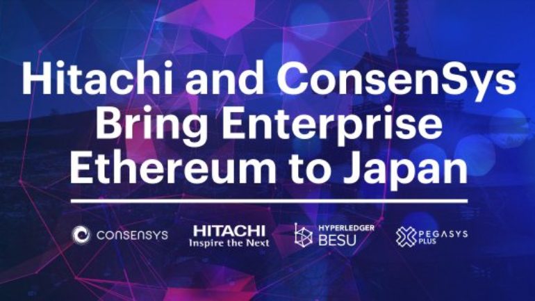 Hitachi, Consensy ile İş Birliğine Gitti